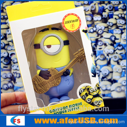 High quality special Despicable Me Minions power bank mobile charger